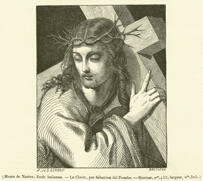 Musee de Nantes, Italiaanse School, De Christus door French School