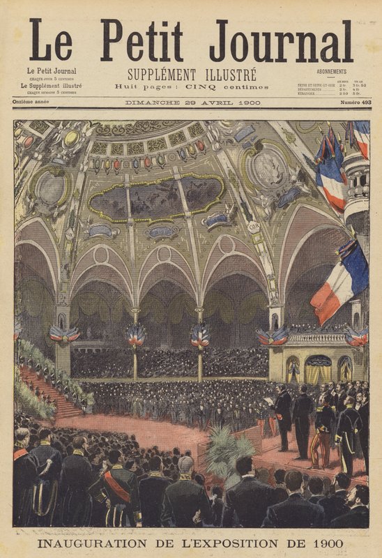 Opening van de Exposition Universelle van 1900 in Parijs door French School