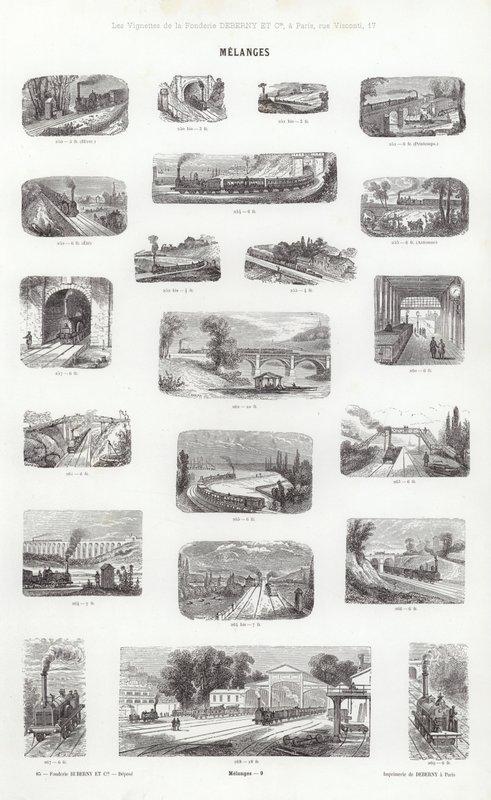 Pagina uit Vignettes Typographiques door French School