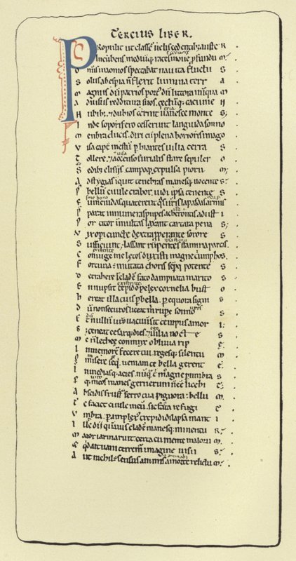 Pagina uit de Pharsalia van Lucan door French School
