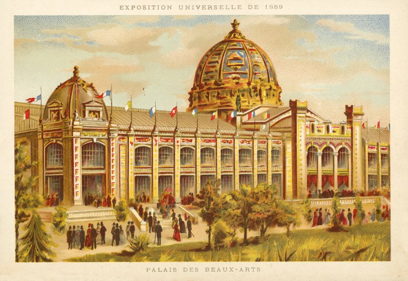 Paleis van Schone Kunsten, Exposition Universelle 1889, Parijs door French School