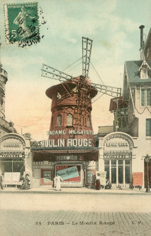 Parijs, Le Moulin Rouge door French School