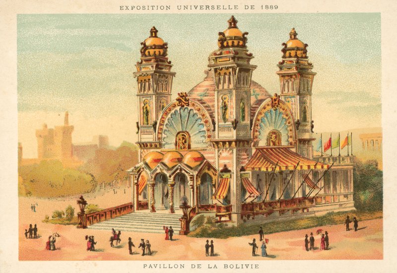 Paviljoen van Bolivia, Exposition Universelle 1889, Parijs door French School
