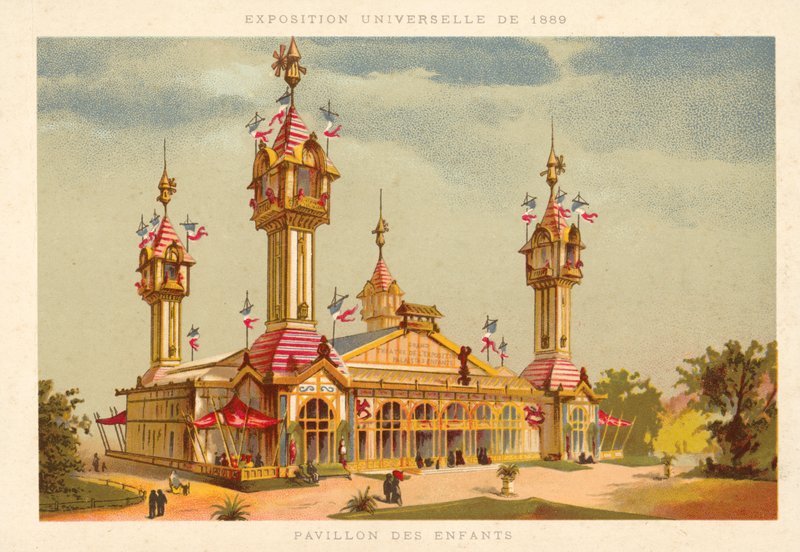 Paviljoen van Kinderen, Exposition Universelle 1889, Parijs door French School