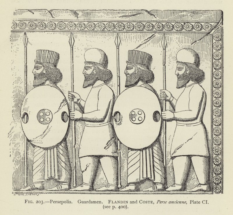 Persepolis, wachters door French School