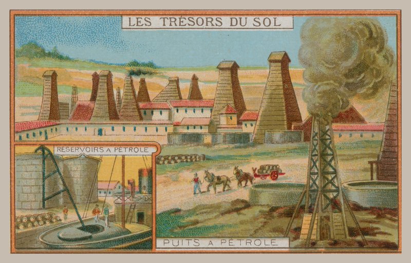 Petroleumindustrie door French School