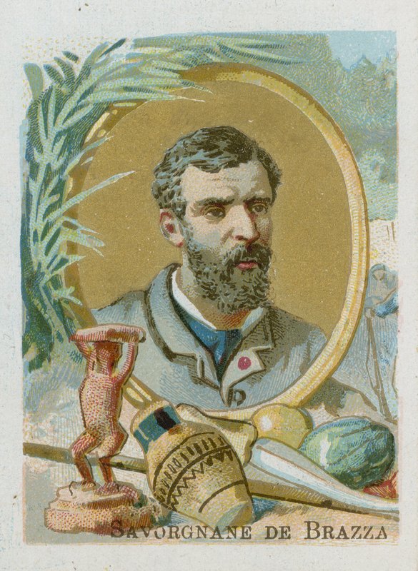 Pierre Savorgnan de Brazza door French School