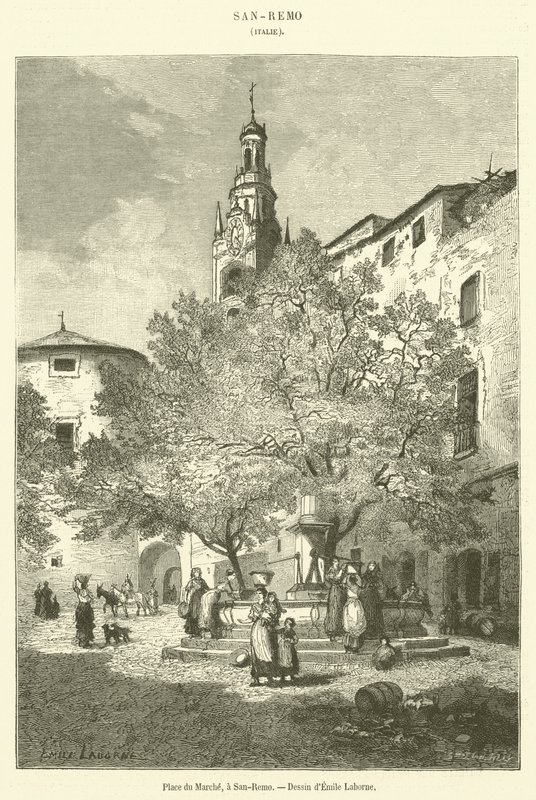 Marktplaats, San-Remo door French School