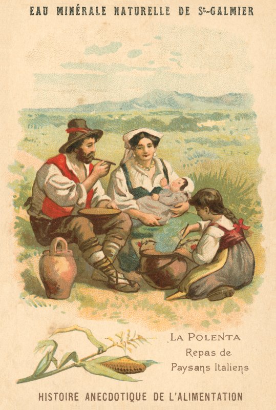 Polenta, maaltijd van Italiaanse boeren door French School