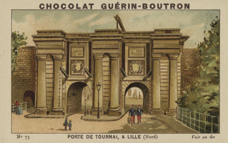 Porte de Tournai, in Lille, Nord door French School