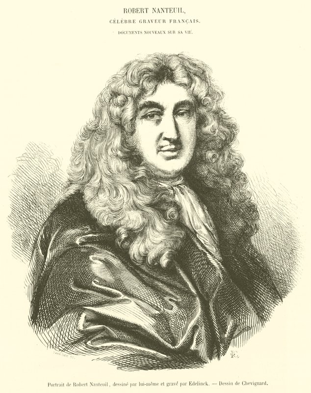 Portret van Robert Nanteuil door French School
