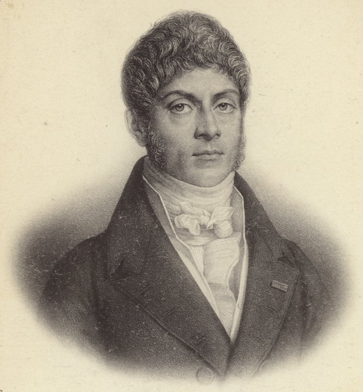 Portret van Etienne Mehul door French School