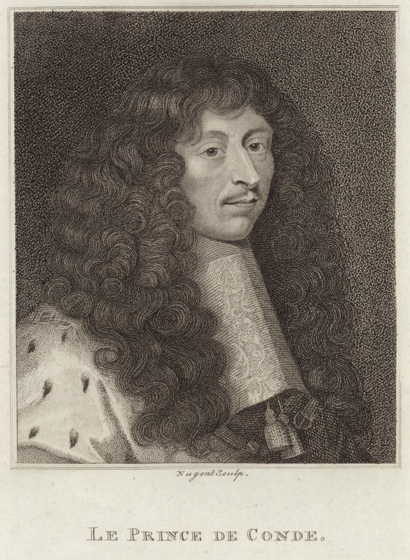 Portret van Louis de Bourbon, Prins van Condé door French School