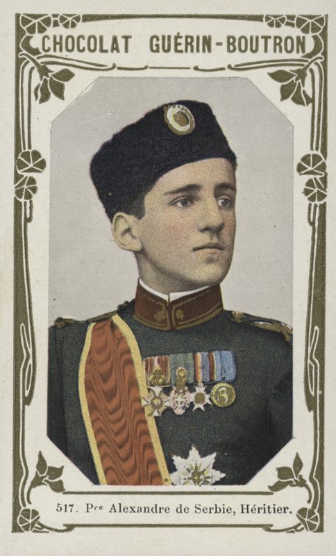 Prins Alexander van Servië, Erfgenaam door French School