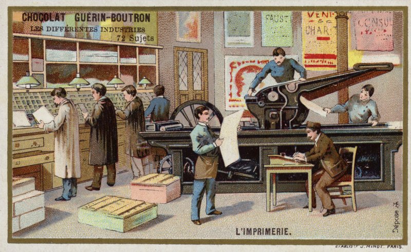 Drukkerij door French School