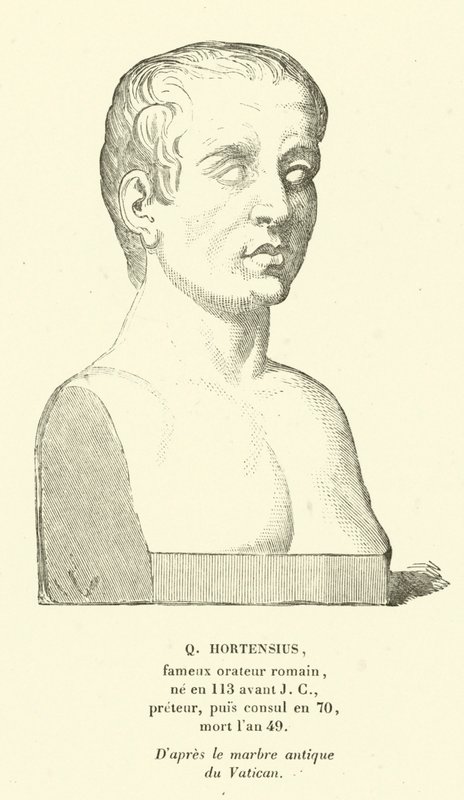Quintus Hortensius, Romeins Optimate politicus en redenaar door French School