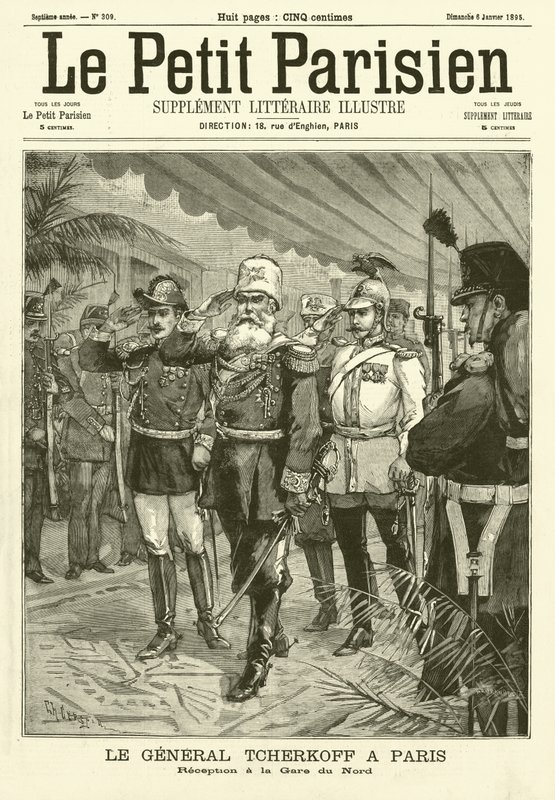 Ontvangst Van De Russische Generaal Chertkov Op Het Gare Du Nord, Parijs door French School
