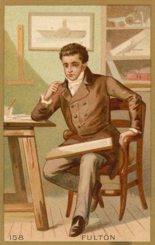 Robert Fulton, Amerikaanse ingenieur en uitvinder door French School