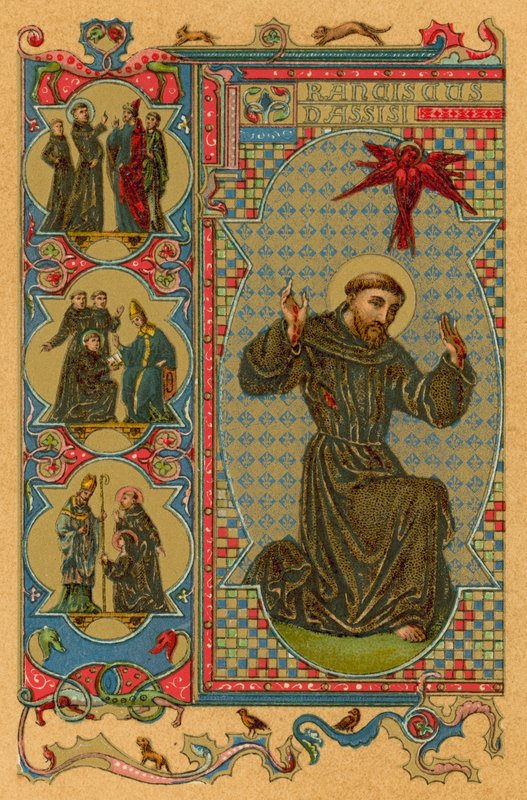 Heilige Franciscus van Assisi door French School