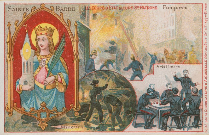 Sint Barbara door French School