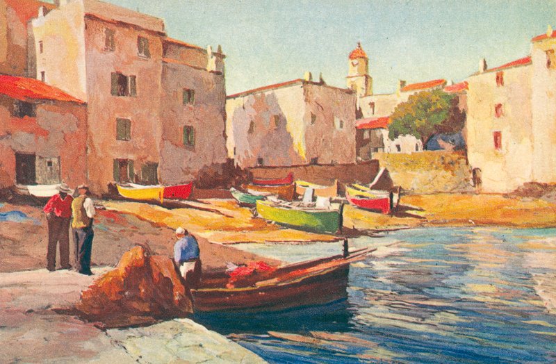 Saint Tropez: De oude vissershaven door French School