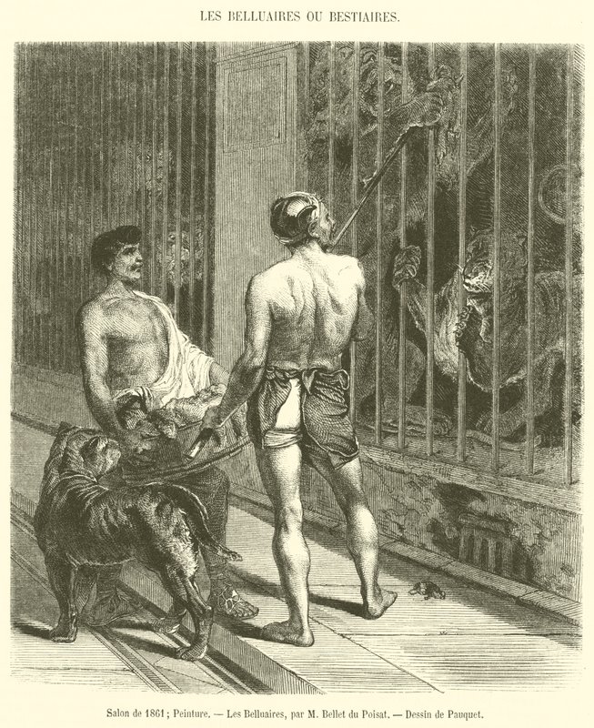 Salon van 1861, Schilderij, De Belluaires door French School