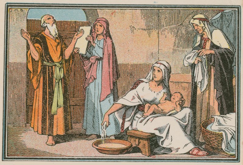 Scène uit het leven van Jezus door French School