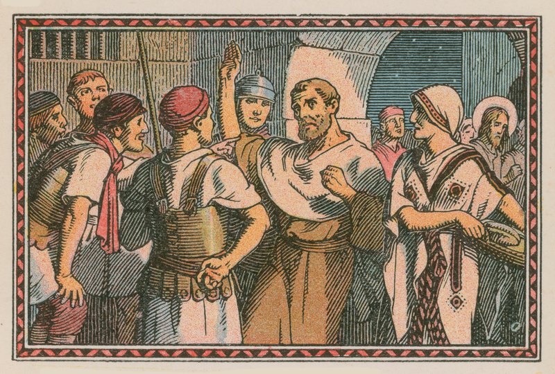 Scène uit het leven van Jezus door French School