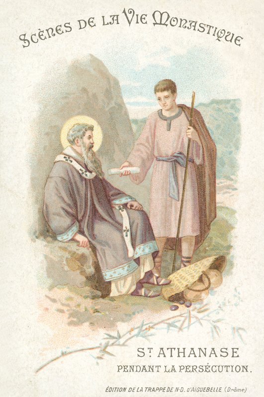 St. Anathasius tijdens de vervolging van christenen door French School