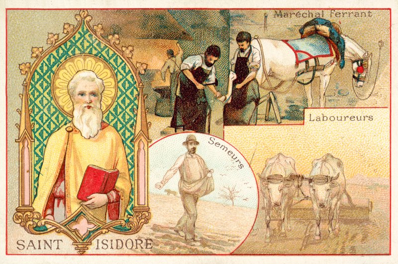 St. Isidorus, patroonheilige van boeren en dagloners door French School