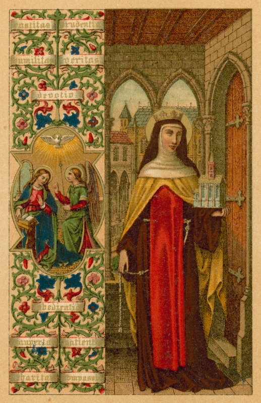 Heilige Johanna van Valois door French School