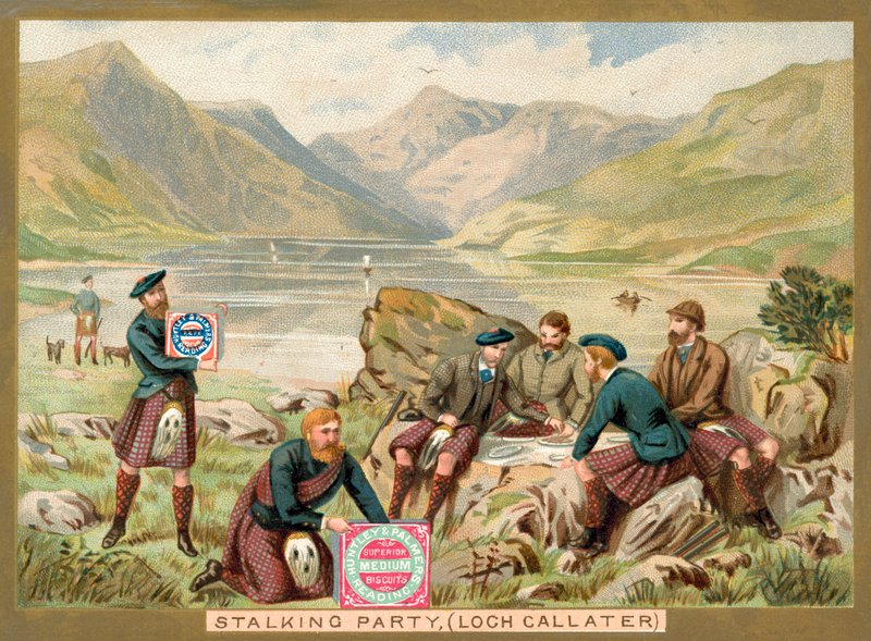 Stalkingspartij, Loch Callater, Schotland door French School