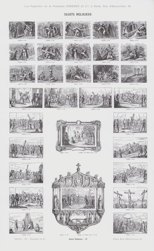 Religieuze Onderwerpen (gravure) door French School