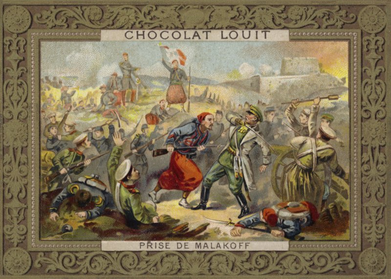 Inname van de Malakoff Redoute, Beleg van Sebastopol, Krimoorlog, 7 september 1855 door French School