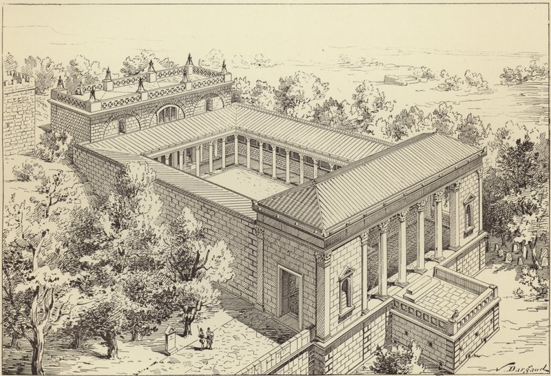 Tempel van Baal door French School