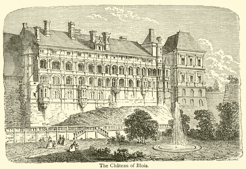 Het kasteel van Blois door French School