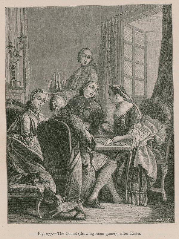 De komeet (salonspel, naar Eisen) door French School