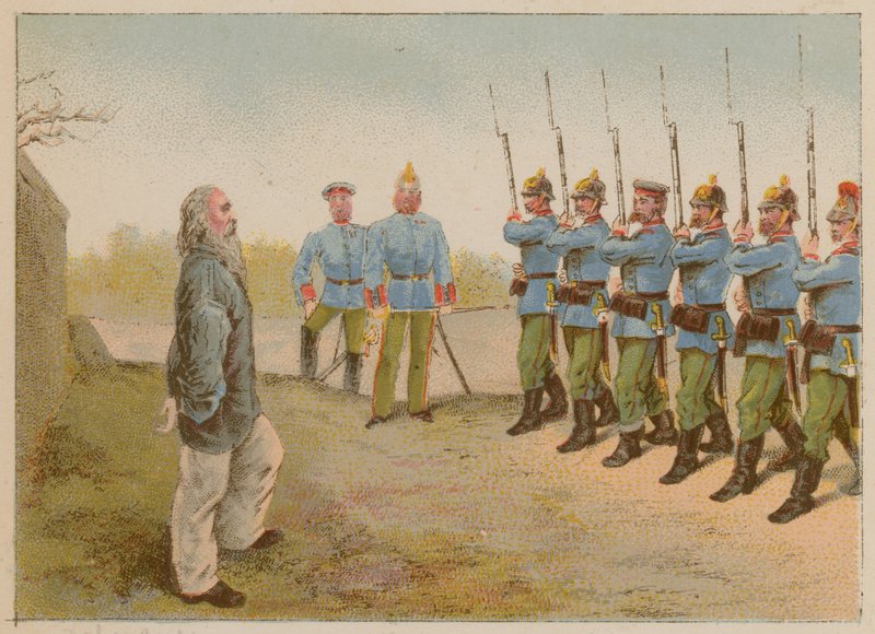 De executie van François Debergue door French School