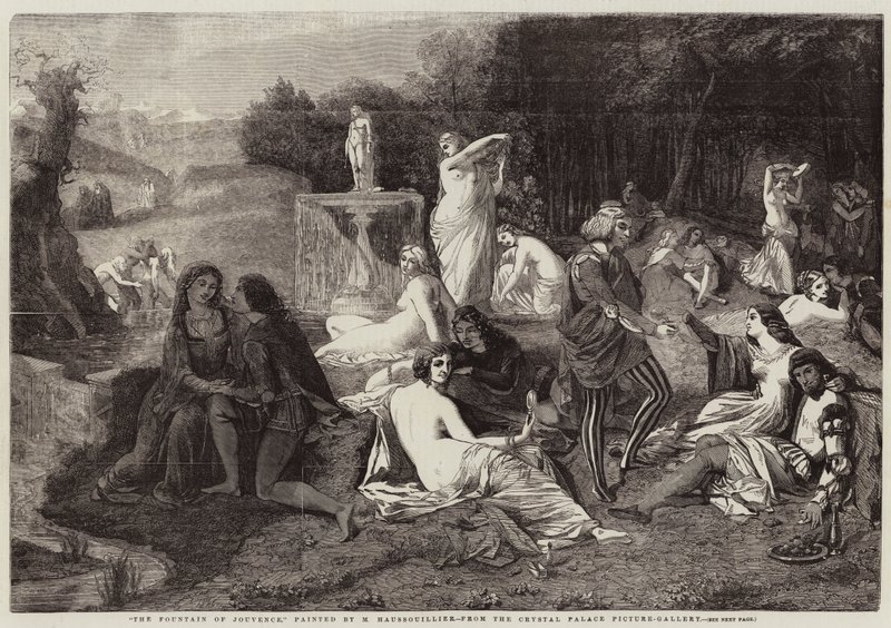 De fontein van Jouvence door French School