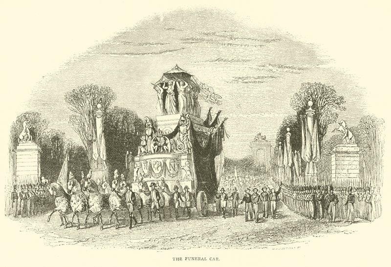 De lijkwagen (gravure) door French School