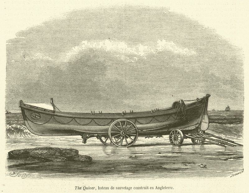 De Quiver, reddingsboot gebouwd in Engeland door French School