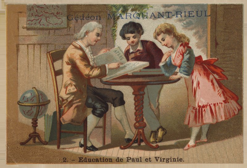 De opvoeding van Paul en Virginie door French School