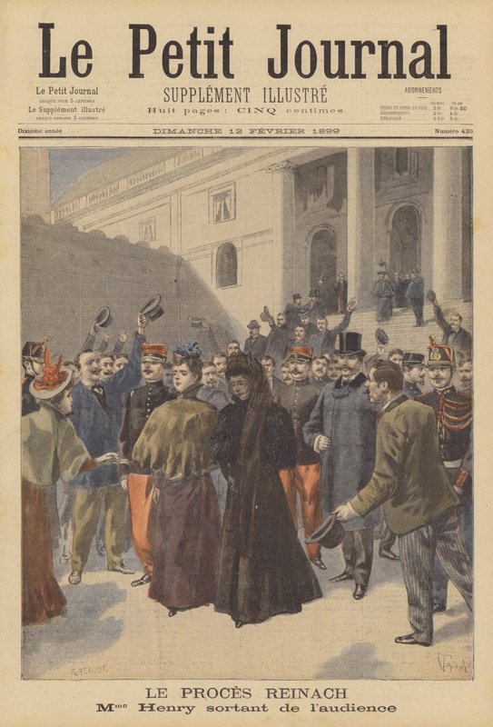 Het smaadproces van Jules Reinach door French School
