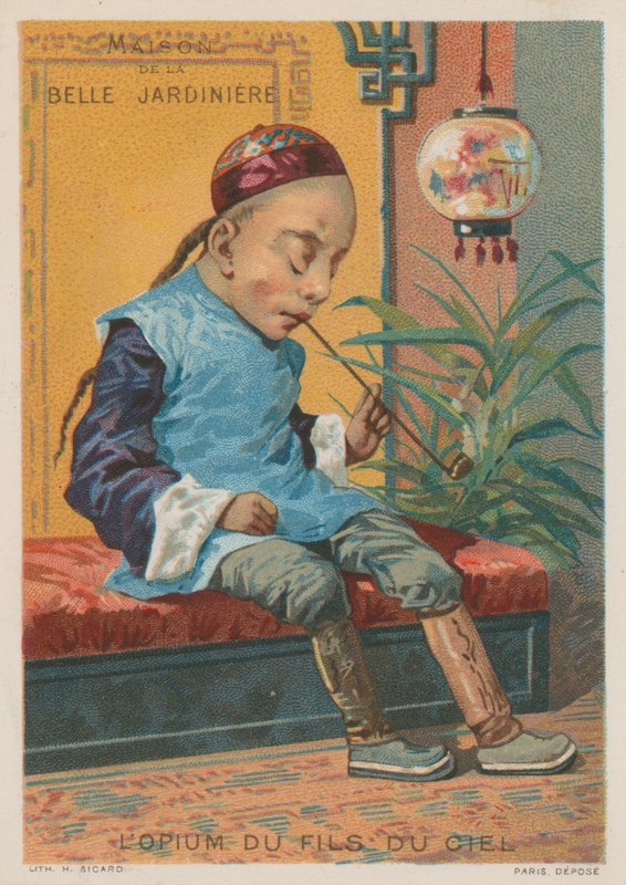 De opium van de Zoon van de Hemel door French School