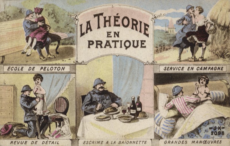 Theorie en praktijk, romantiek en soldaat zijn door French School