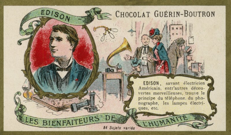 Thomas Edison, Amerikaanse uitvinder door French School