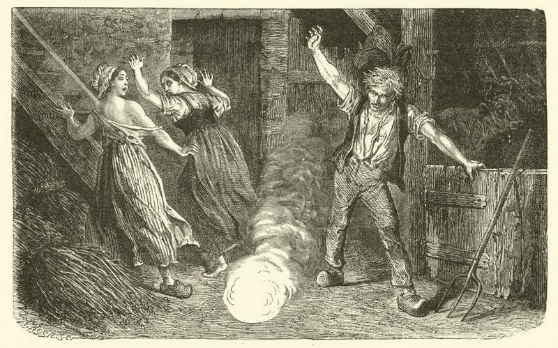 Donderslag (gravure) door French School