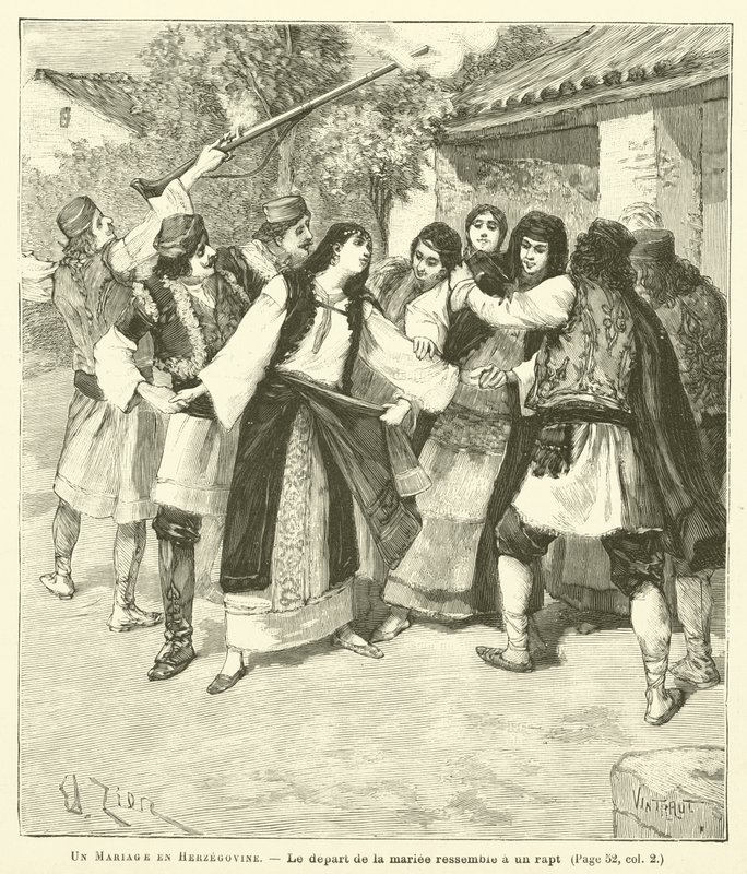 Een Huwelijk in Herzegovina door French School