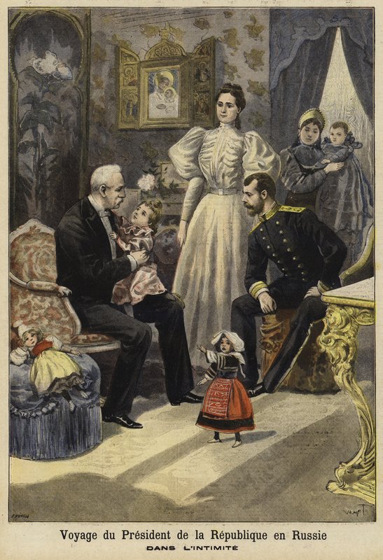 Bezoek van de Franse president Felix Faure aan Rusland, 1897 door French School