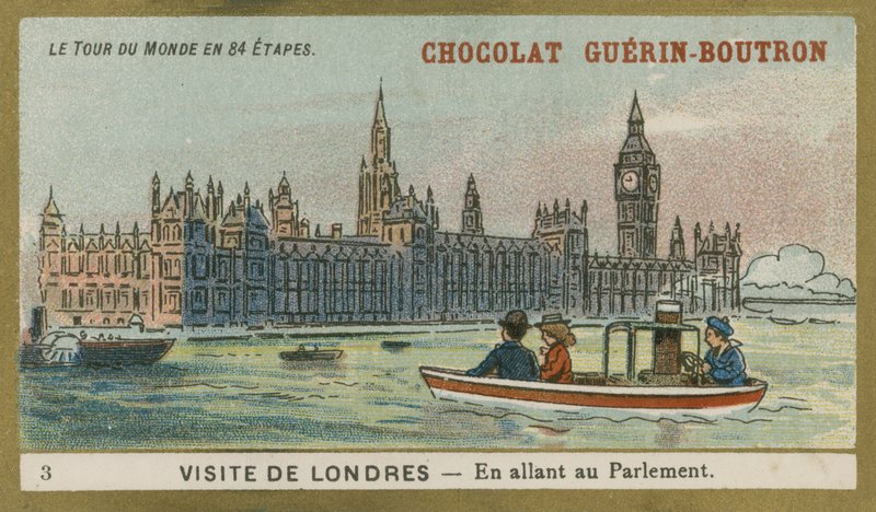 Bezoek aan Londen - op weg naar het Parlement door French School